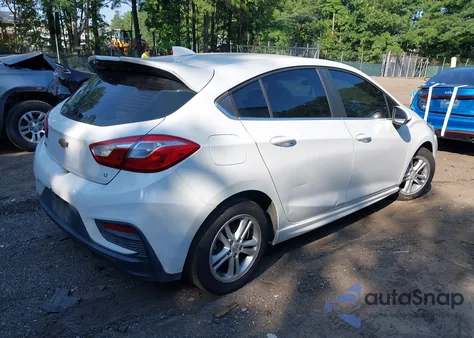 2017 Chevrolet Cruze Lt Auto из США, поврежденный, VIN 3G1BE6SM5HS607280